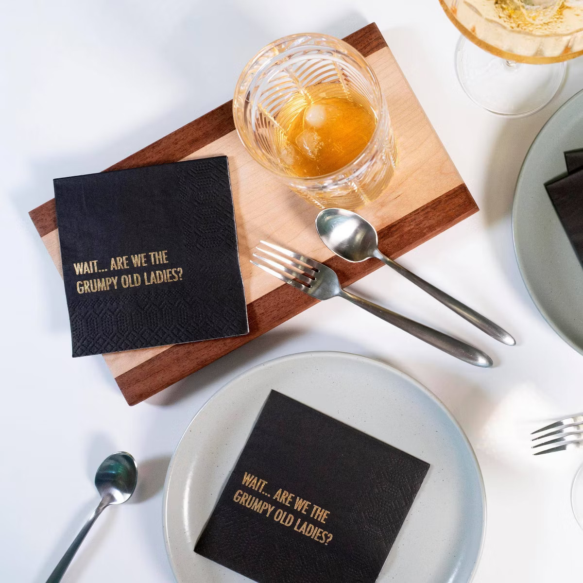 Pretty Alright Goods 20ct 'Wait… Are We The Grumpy Old Ladies?' Cocktail Napkins | Target