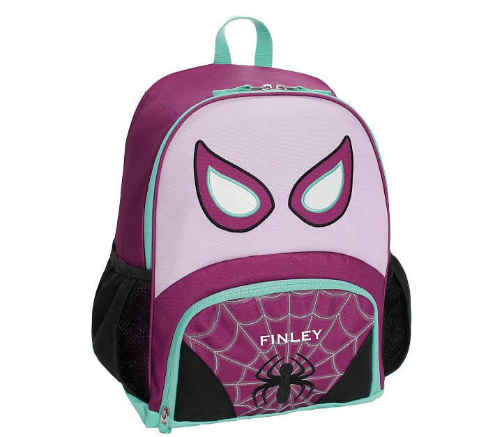Mackenzie Marvel's Ghost-Spider Critter Glow-in-the-Dark Backpacks | Pottery Barn Kids