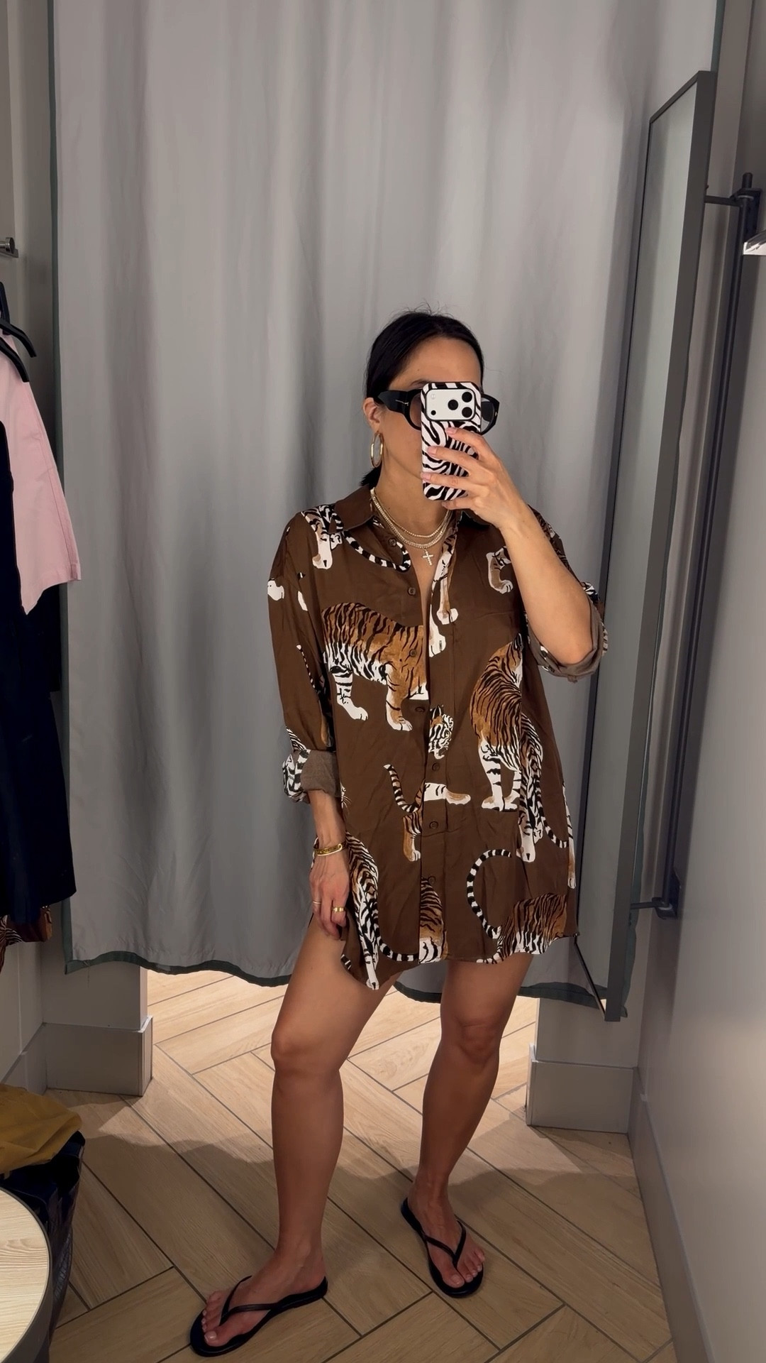 Had to, Tigers are my favorite animals! I got a size m to wear as a swimsuit coverup. 

#LTKootd #LTKPetite #LTKSeasonal