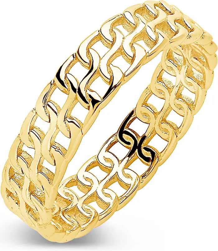 Sterling Forever 14K Gold Vermeil Chain Ring | Nordstrom | Nordstrom