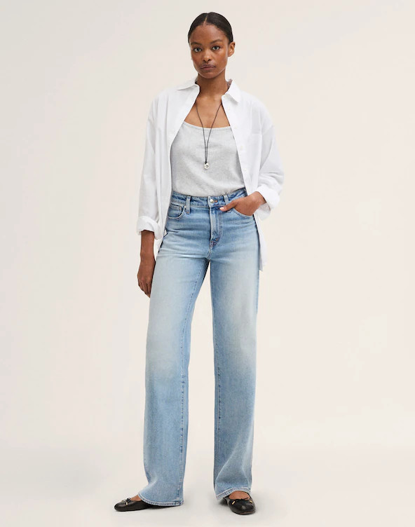 The Curvy Perfect Vintage Wide-Leg Jean | Madewell