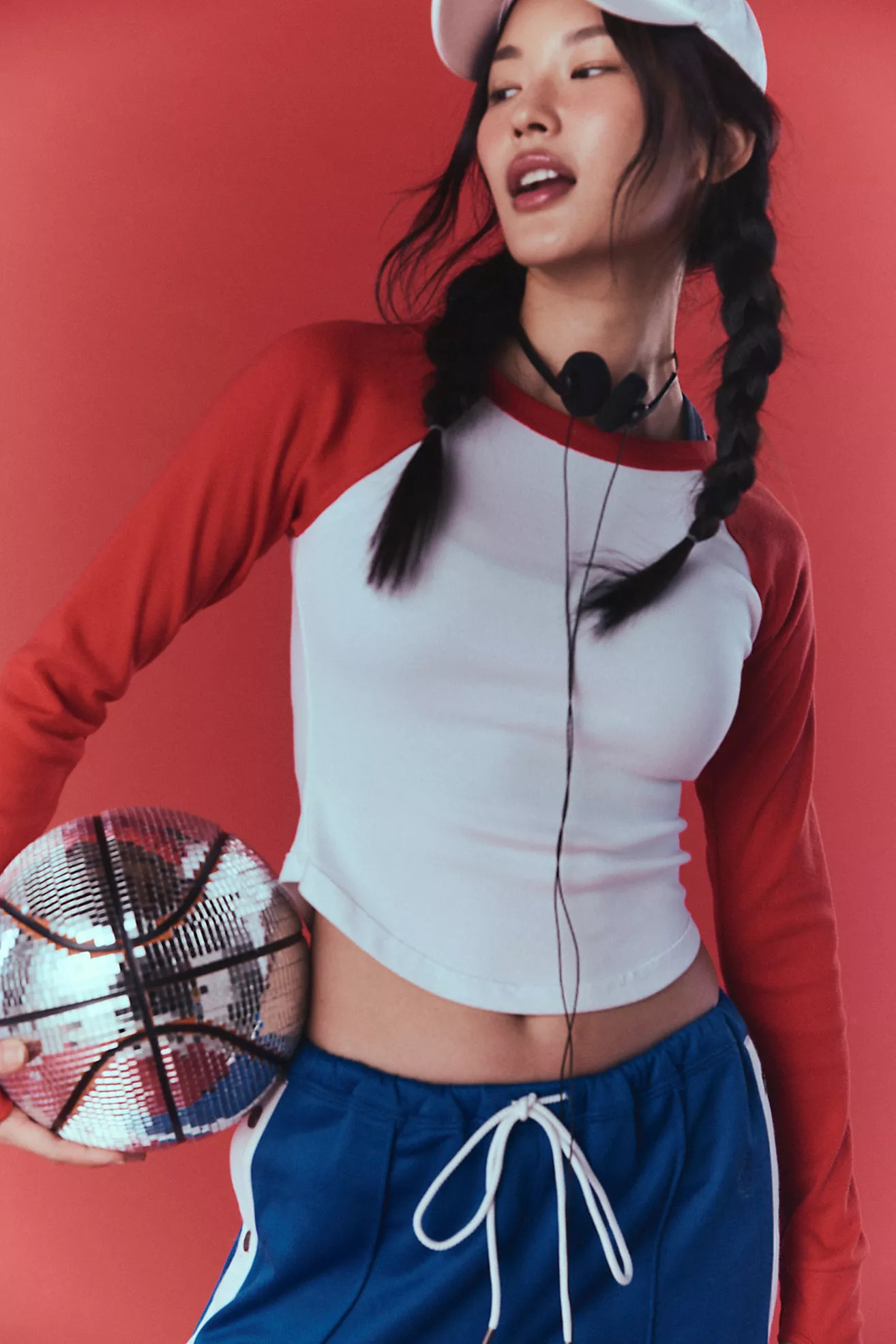 Ribbed Boatneck Baseball Tee | Free People (Global - UK&FR Excluded)