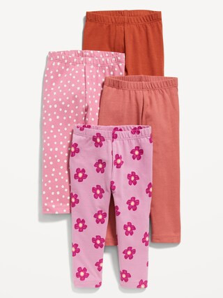 Full-Length Leggings 4-Pack for Toddler Girls | Old Navy (US)