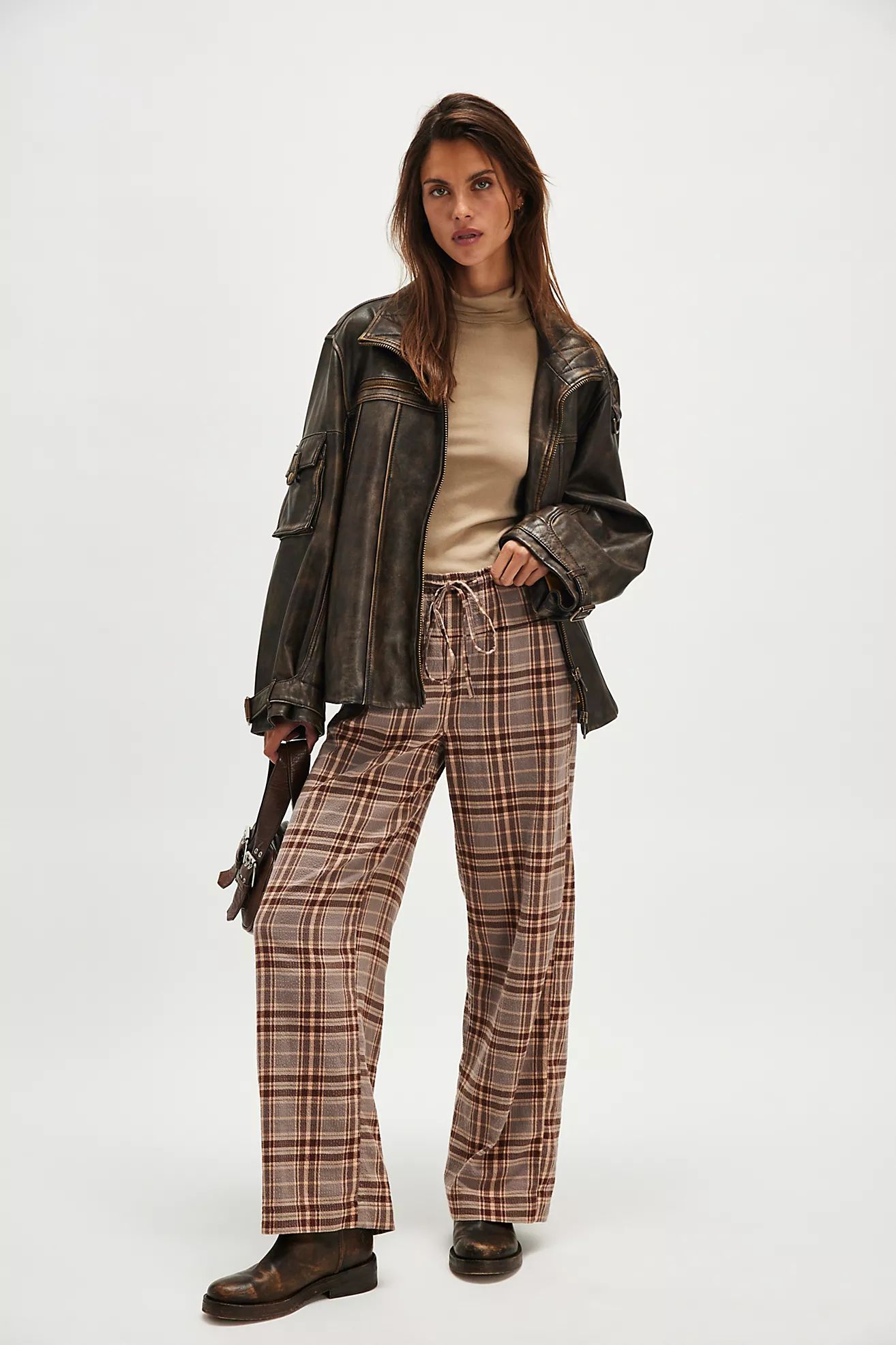 Hudson Canyon Plaid Pants | Free People (Global - UK&FR Excluded)