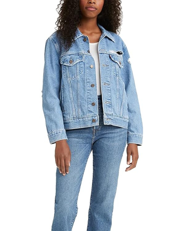 Levi's Women's Ex-Boyfriend Trucker Jacket (Also Available in Plus) | Amazon (US)