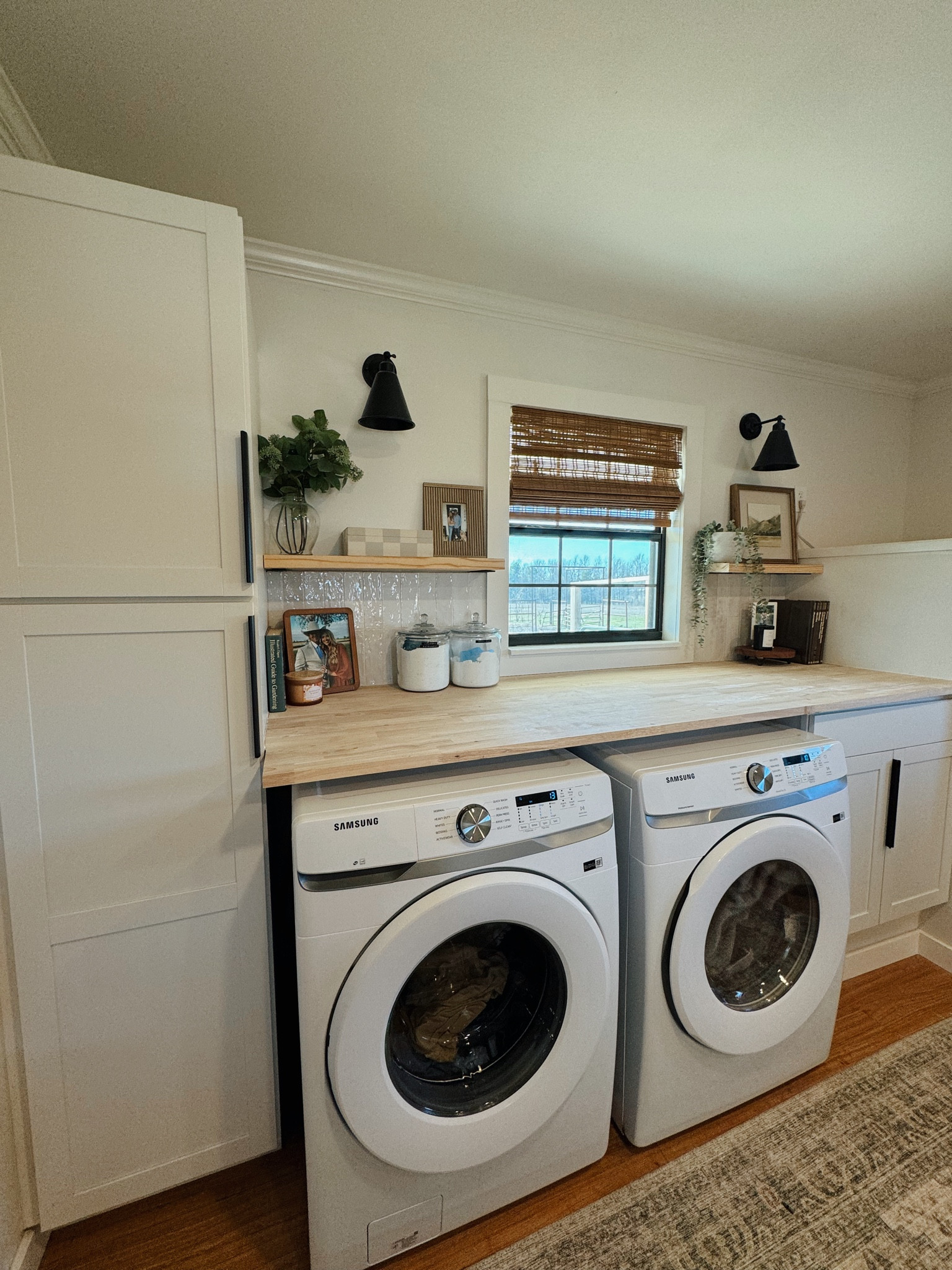 Having a large (and cute) folding space makes doing laundry so much better! I never thought I would enjoy doing laundry, but I love spending time in here! 

#LTKfindsunder50 #LTKhome