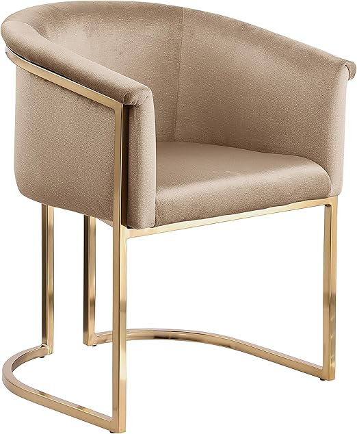 Meridian Furniture Tierra Collection Modern | Contemporary Upholstered Dining Chair with Luxuriou... | Amazon (US)