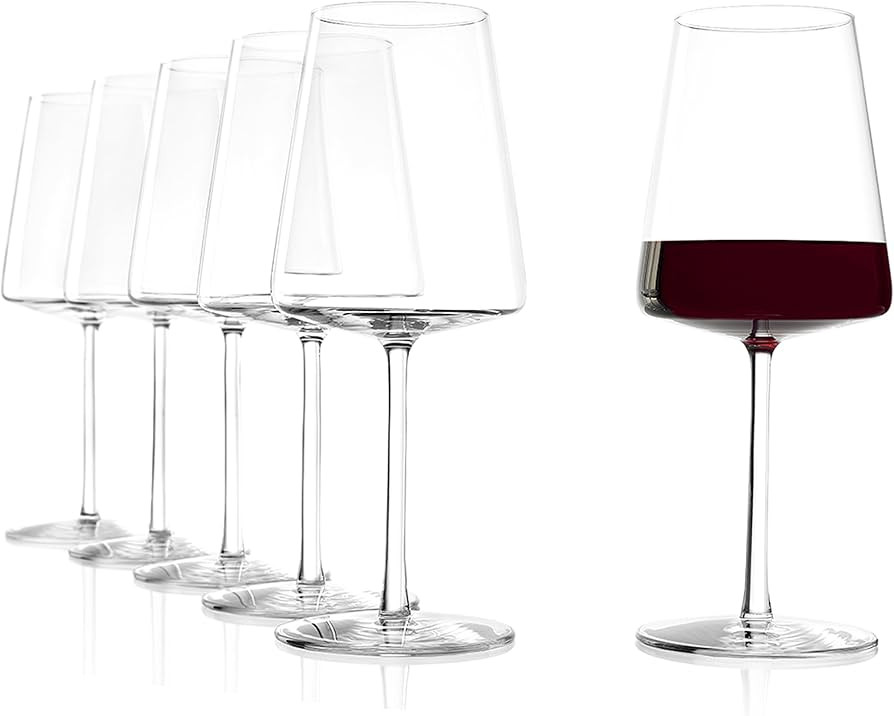 Stölzle Lausitz Red Wine Glasses Power Set of 6, 17 1/2 oz – Premium Glasses for Full-Bodied W... | Amazon (US)