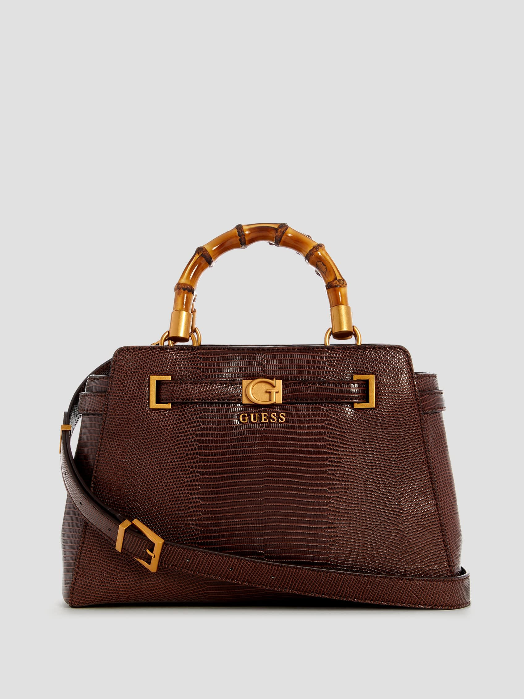 GUESS Sibel Bamboo Handle Satchel | Guess (US)