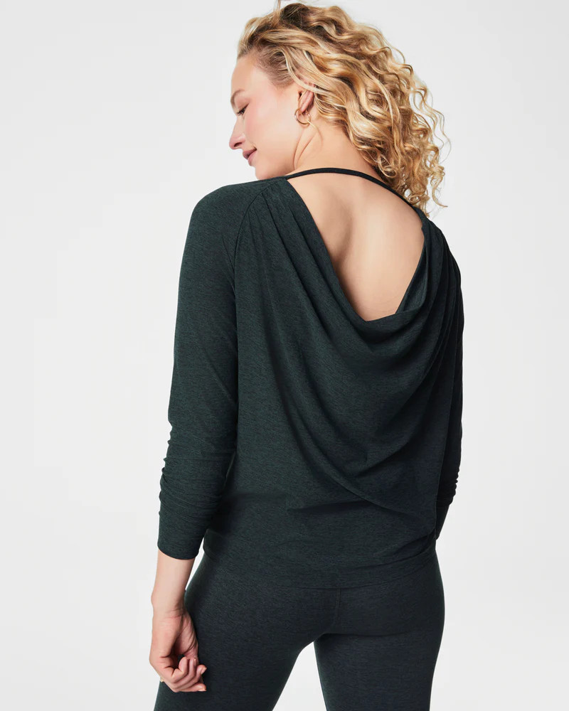 SPANX® SoftStretch Open-Back Long Sleeve Top | Spanx