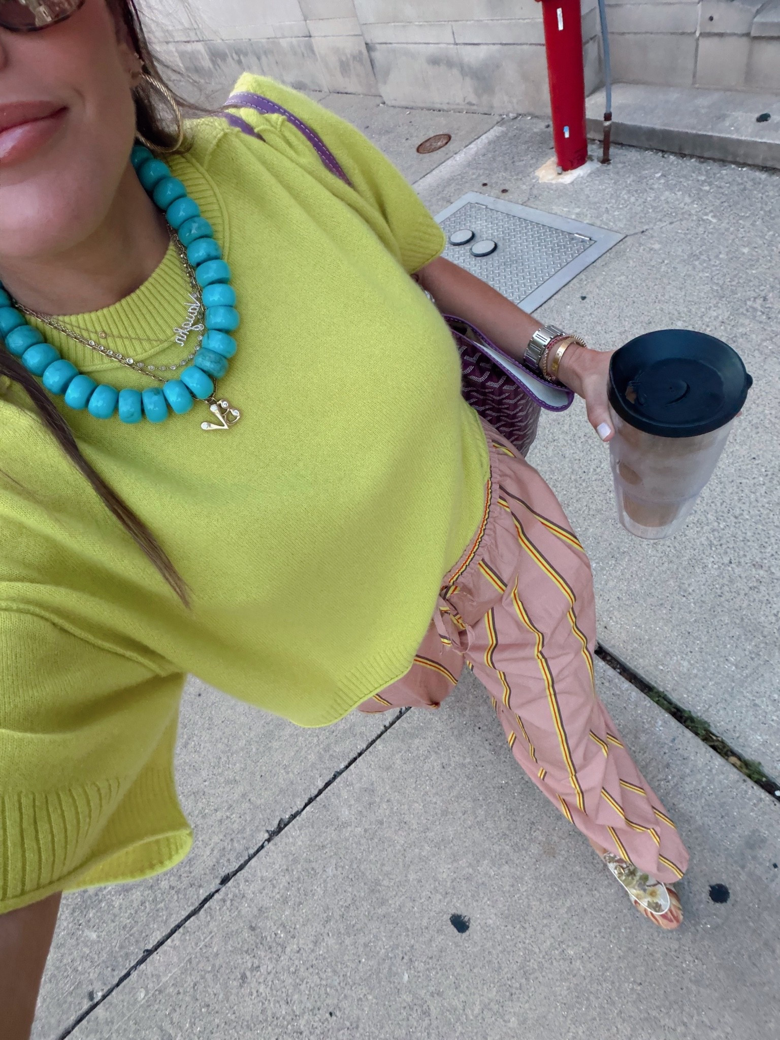 Obsessed with this colorful combo : wearing xsmalls