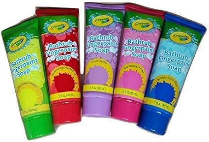 Crayola Bathtub Finger Paint Soap 5 Pack | Amazon (US)