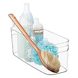 iDesign Una Bathroom Vanity Organizer Bin for Heath and Beauty Products/Supplies, Towels - 16 x 6 x  | Amazon (US)