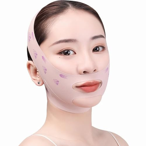 Reusable Chin Strap for Women Breathable and Comfortable Adjustable V Line Lifting Mask | Amazon (US)