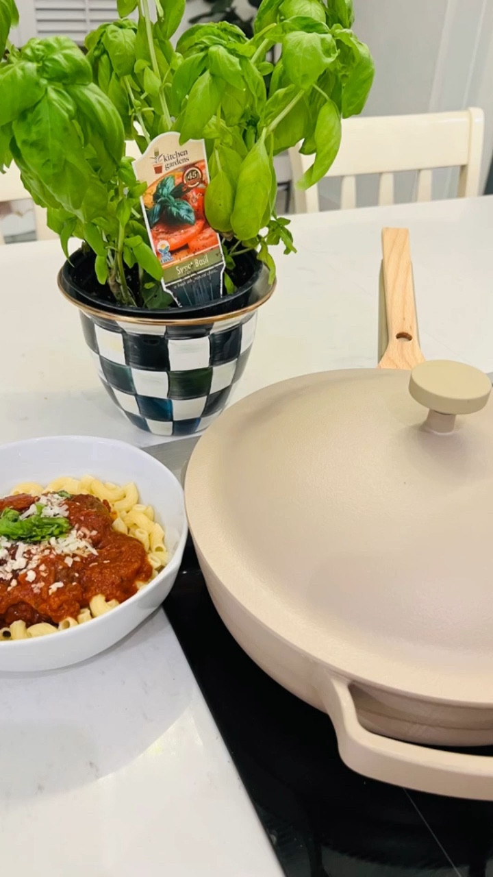 Always pan now on sale at Our Place and at Nordstrom. 
Christmas gift idea 
Best-selling Always Pan. 
This do-it-all wonder is designed to replace eight traditional pieces of cookware. And it looks pretty good too.
THE ALWAYS PAN REPLACES YOUR
fry pan, saute pan, steamer, skillet, saucier, saucepan, nonstick pan, spatula, and spoon rest.

#LTKhome #LTKsalealert #LTKCyberweek