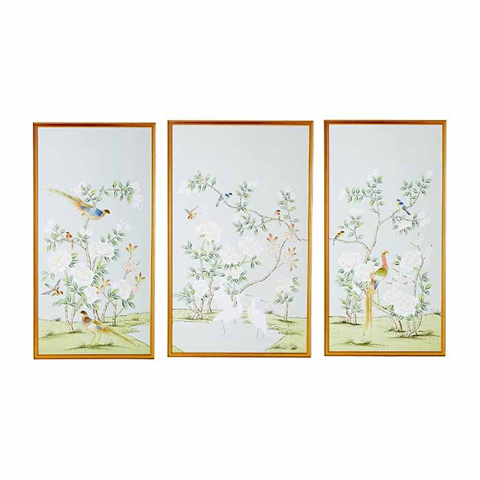 Abingdon Triptych in Spring Mist | Caitlin Wilson Design