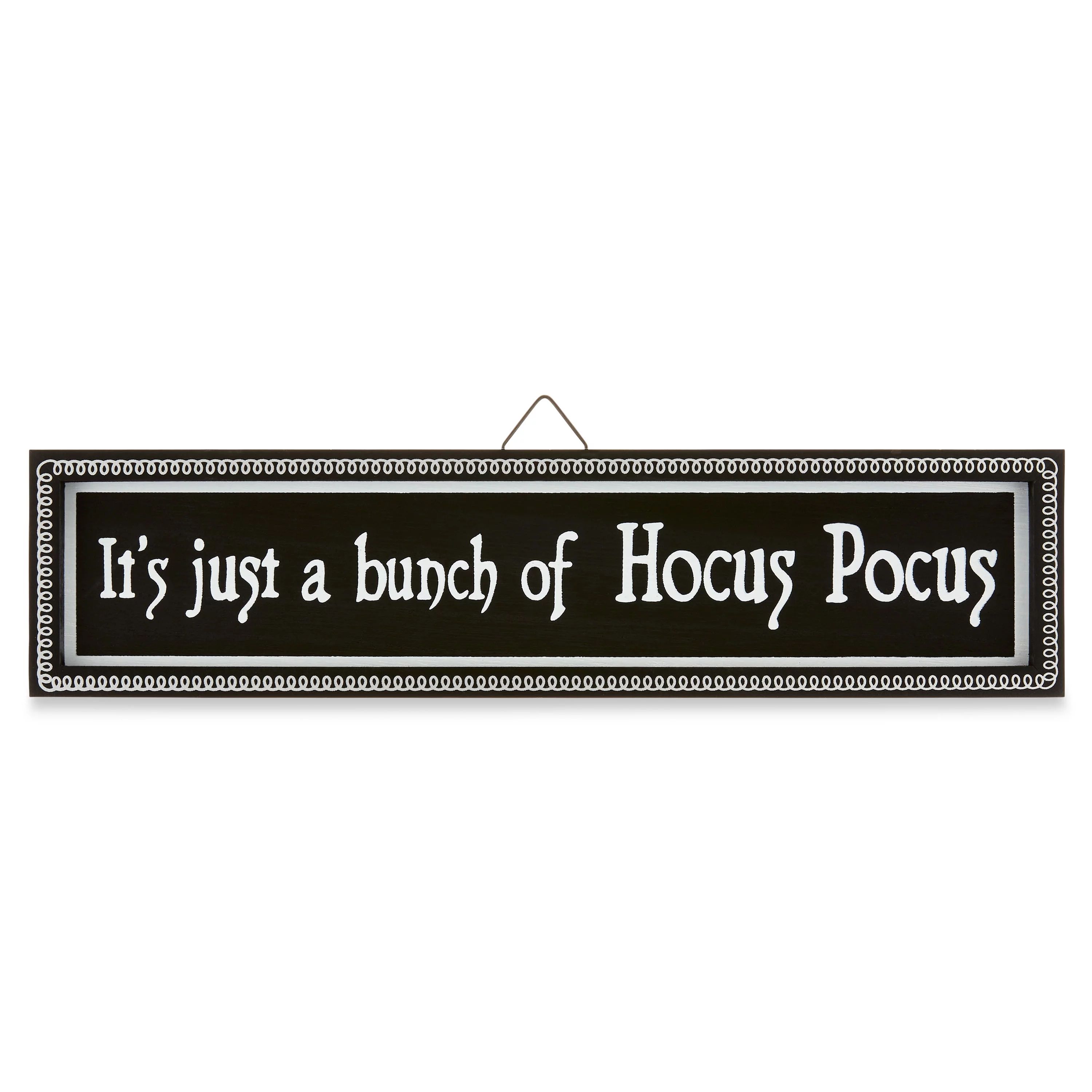Halloween Hocus Pocus Black MDF Wall Decoration, 13 in x 0.5 in x 3.1 in, by Way To Celebrate | Walmart (US)