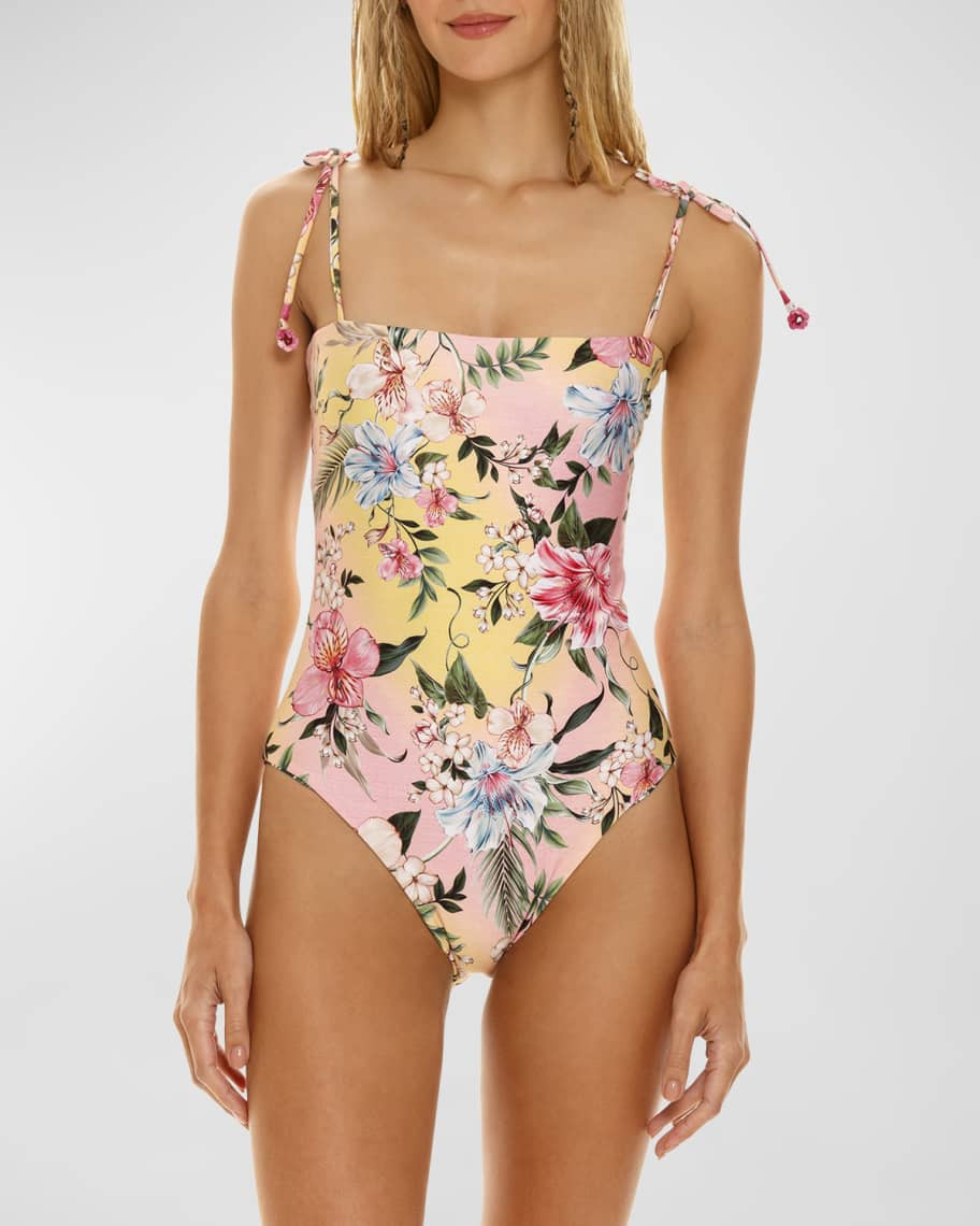 Agua Bendita Sally Kailan One-Piece Swimsuit | Neiman Marcus
