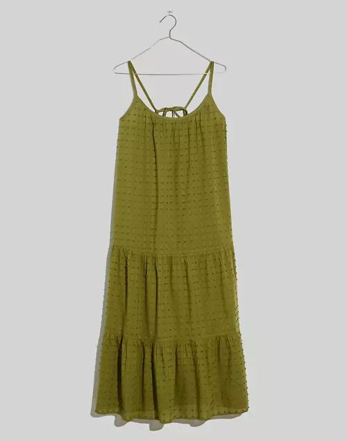 Swiss Dot Cover-Up Tiered Maxi Dress | Madewell