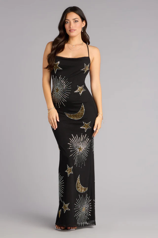 Daniella Celestial Rhinestone Formal Dress | Windsor Stores