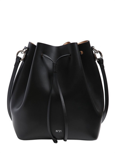 BORSA IN PELLE LUCIDA | Luisaviaroma