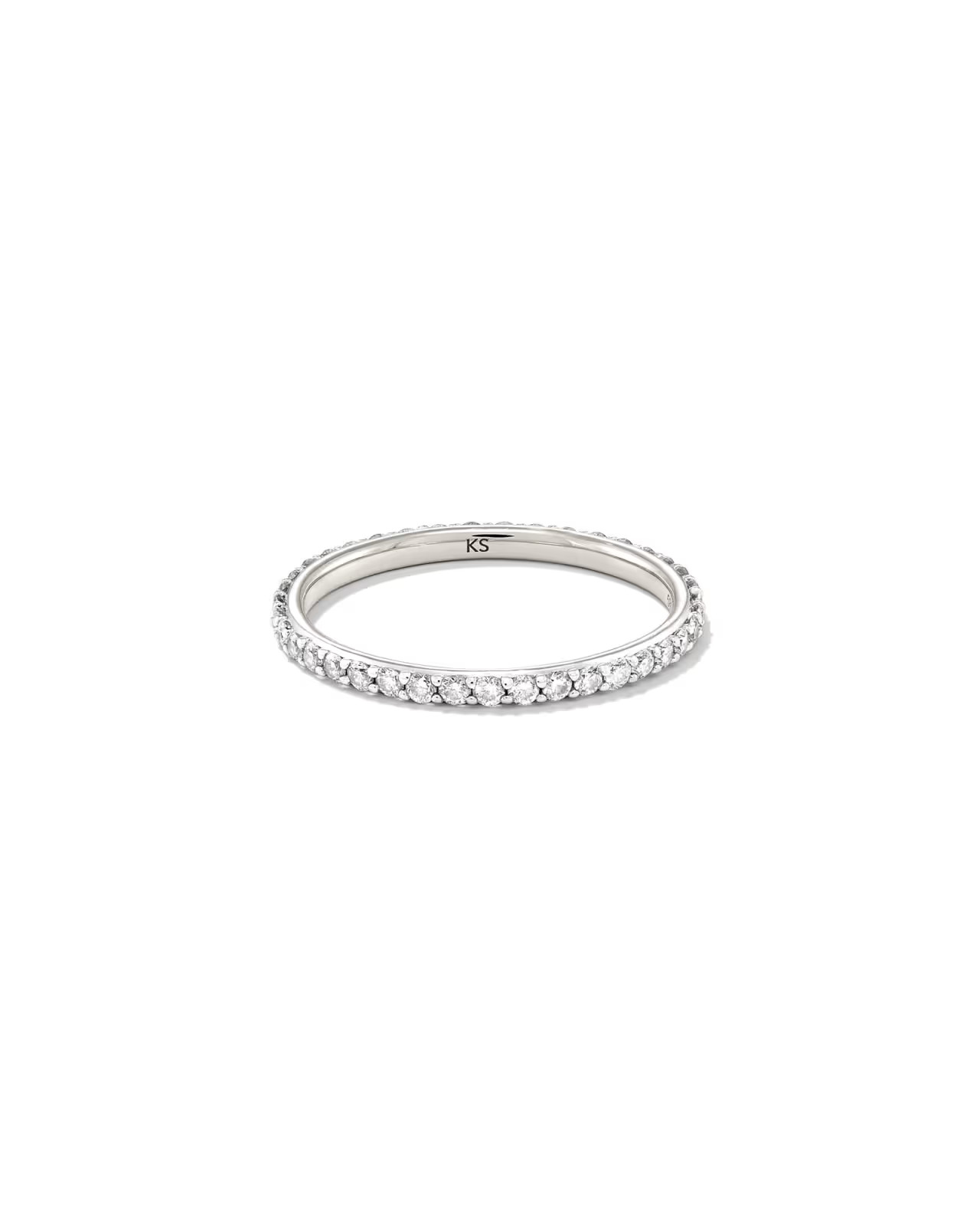 Marilyn 14k Yellow Gold Full Eternity Band Ring in White Diamond, .5ct | Kendra Scott | Kendra Scott