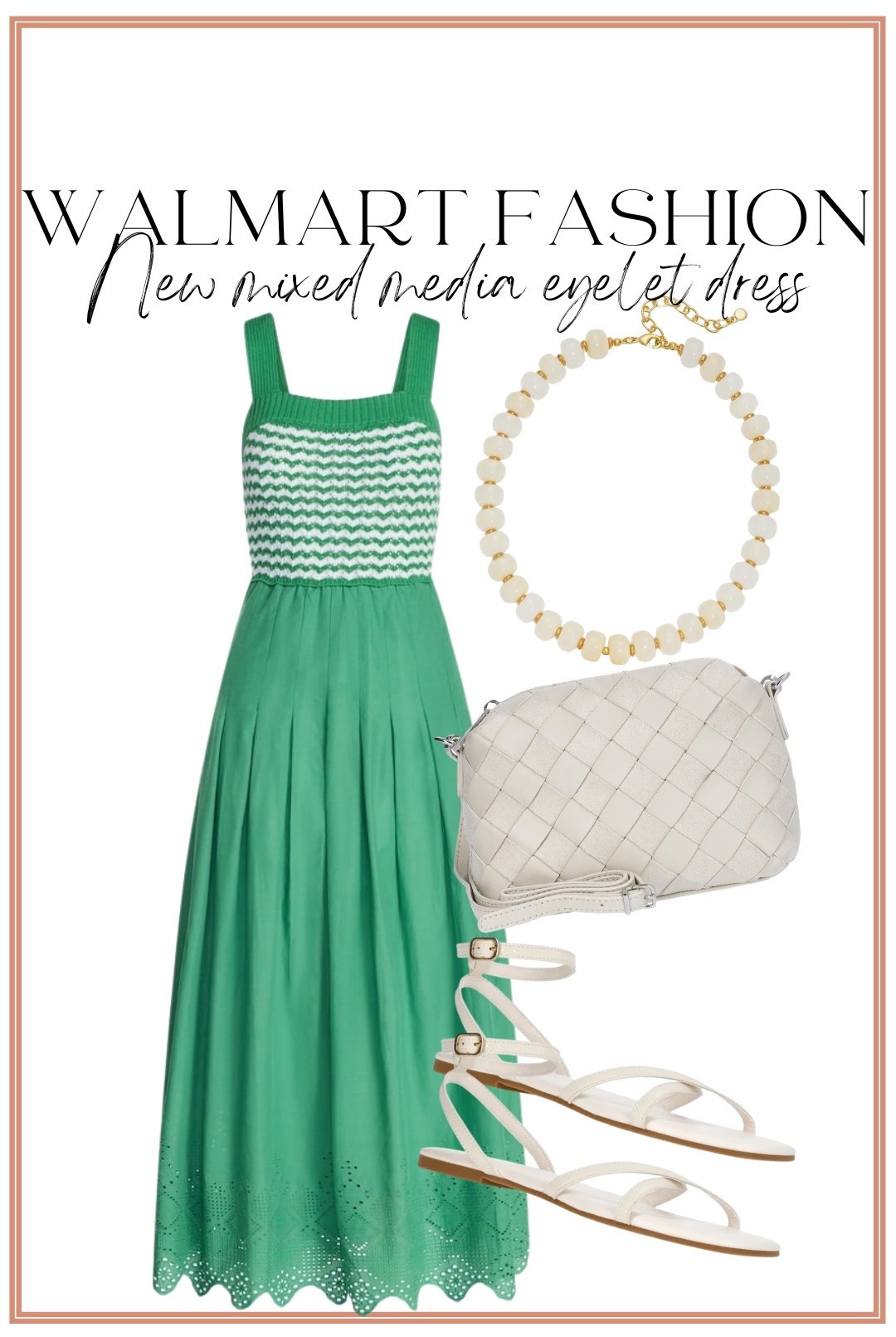 How beautiful is this new Walmart dress?! ✨ The smocked knit bodice, flowy skirt, and eyelet hem details make it look so much more expensive than it is. This gorgeous green color is absolutely stunning and perfect for everything from vacations to summer events.

Styled with neutral accessories and lace-up sandals for an easy elevated look you’ll reach for all season long. One of those dresses that looks designer-inspired while staying budget-friendly.

#WalmartFashion #WalmartStyle #WalmartFinds #SummerDress #GreenDress #EyeletDress #AffordableFashion #VacationStyle #ResortWear #FashionFinds #MomFashion #DressSeason #SummerStyle #WalmartNewArrivals #OOTD #BudgetFriendlyStyle

#LTKootd #LTKPetite