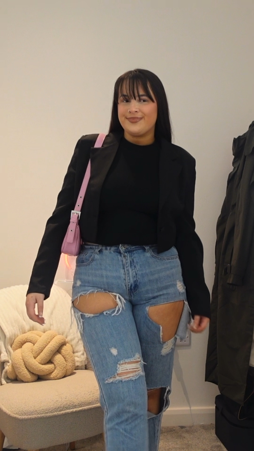 get dressed with me, outfit inspiration, spring outfits, spring fashion, crop black blazer 

#LTKstyletip #LTKfit #LTKeurope
