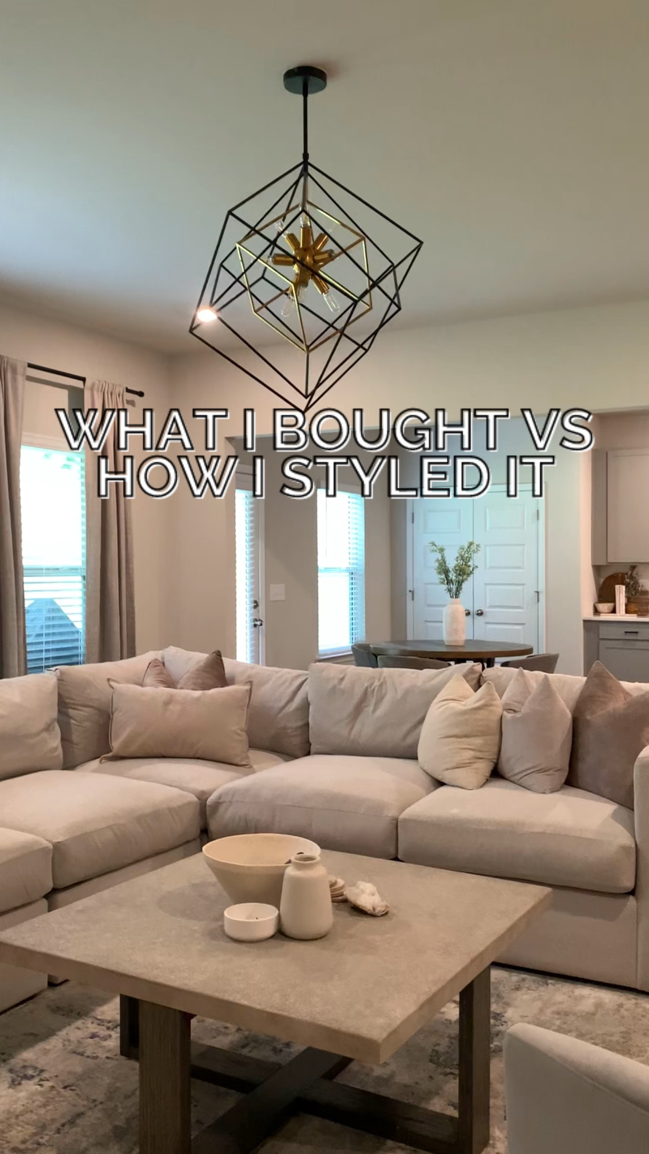 What I bought VS How I styled it. Home decor, styling ideas, living room decor , entryway decor

#LTKhome #LTKU