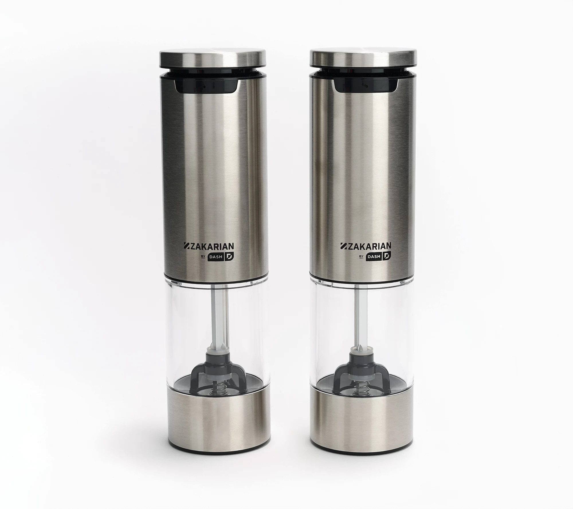 Zakarian by Dash Rechargeable Salt & Pepper Grinders - QVC.com | QVC