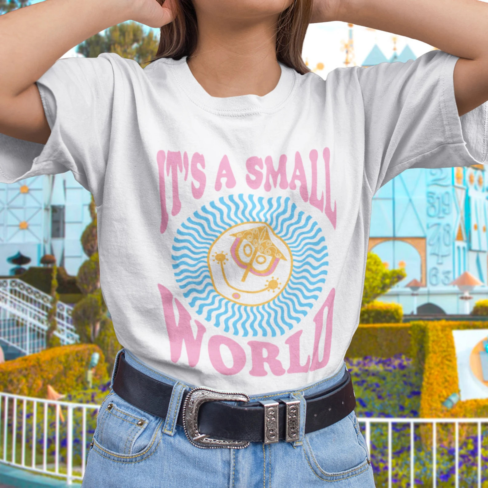 It's A Small World 70's Style T-shirt - Etsy | Etsy (US)