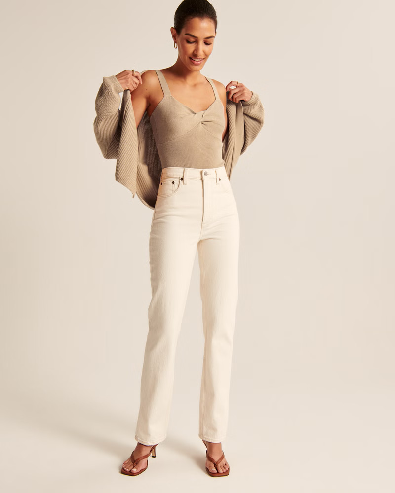Women's Twist Sweater Tank and Cardigan Set | Women's Clearance | Abercrombie.com | Abercrombie & Fitch (US)