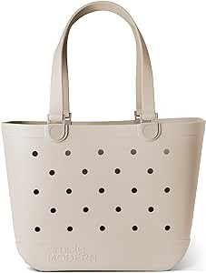 Simple Modern Beach Bag Rubber Tote | Waterproof Extra-Large Tote Bag with Zipper Pocket for Beac... | Amazon (US)