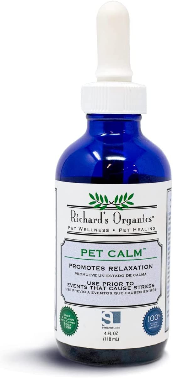 Richard’s Organics Pet Calm – Natural Cat and Dog Anxiety Relief – 100% Natural Pet Stress ... | Amazon (US)