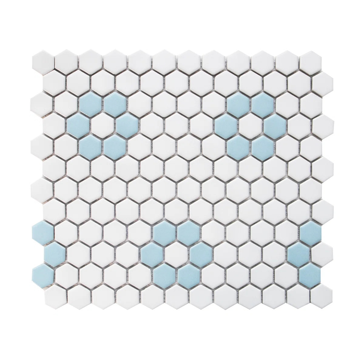 Value Series 1“ x 1" Porcelain Honeycomb Mosaic Wall & Floor Tile | Wayfair North America