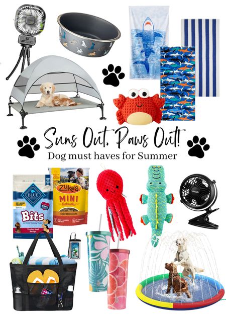 I just ordered so much fun stuff for the dogs during these hot summer days!! 

Since they can’t swim in the stock tank pool with us I got them their own splash pad, cooling bed with a canopy, plenty of snacks and toys and a clip on fan! Can you say spoiled?! 

Everything was so affordable!! Most is even on sale! Cannot wait for them to try it all out!

Walmart home, Walmart finds, dog must haves, dog toys, dog treats, summer inspo, outdoor decor

#LTKKids #LTKSaleAlert #LTKHome