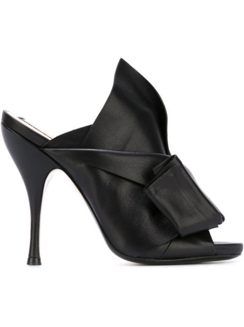 twisted front mules | FarFetch US