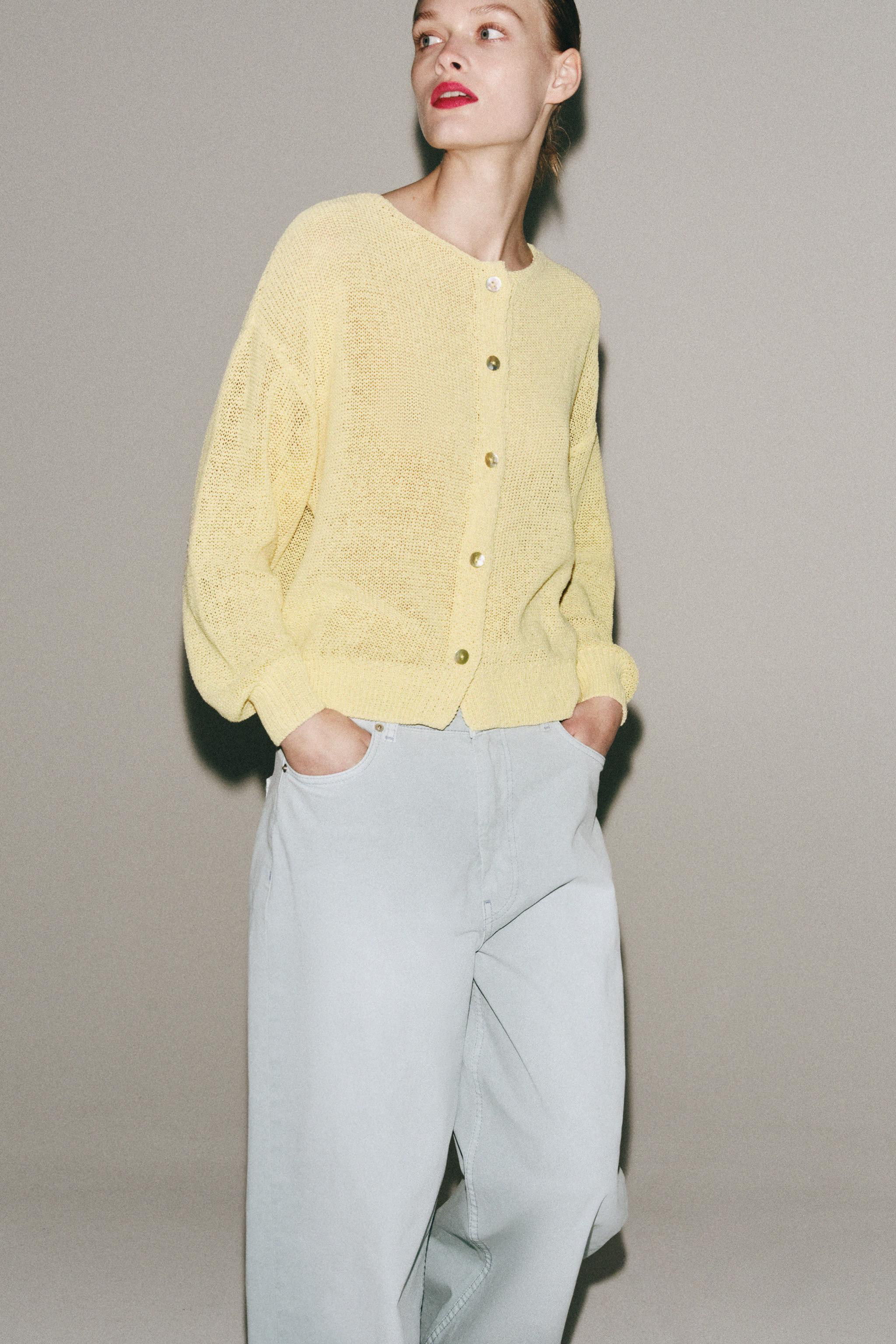 RUSTIC KNIT JACKET | Zara US