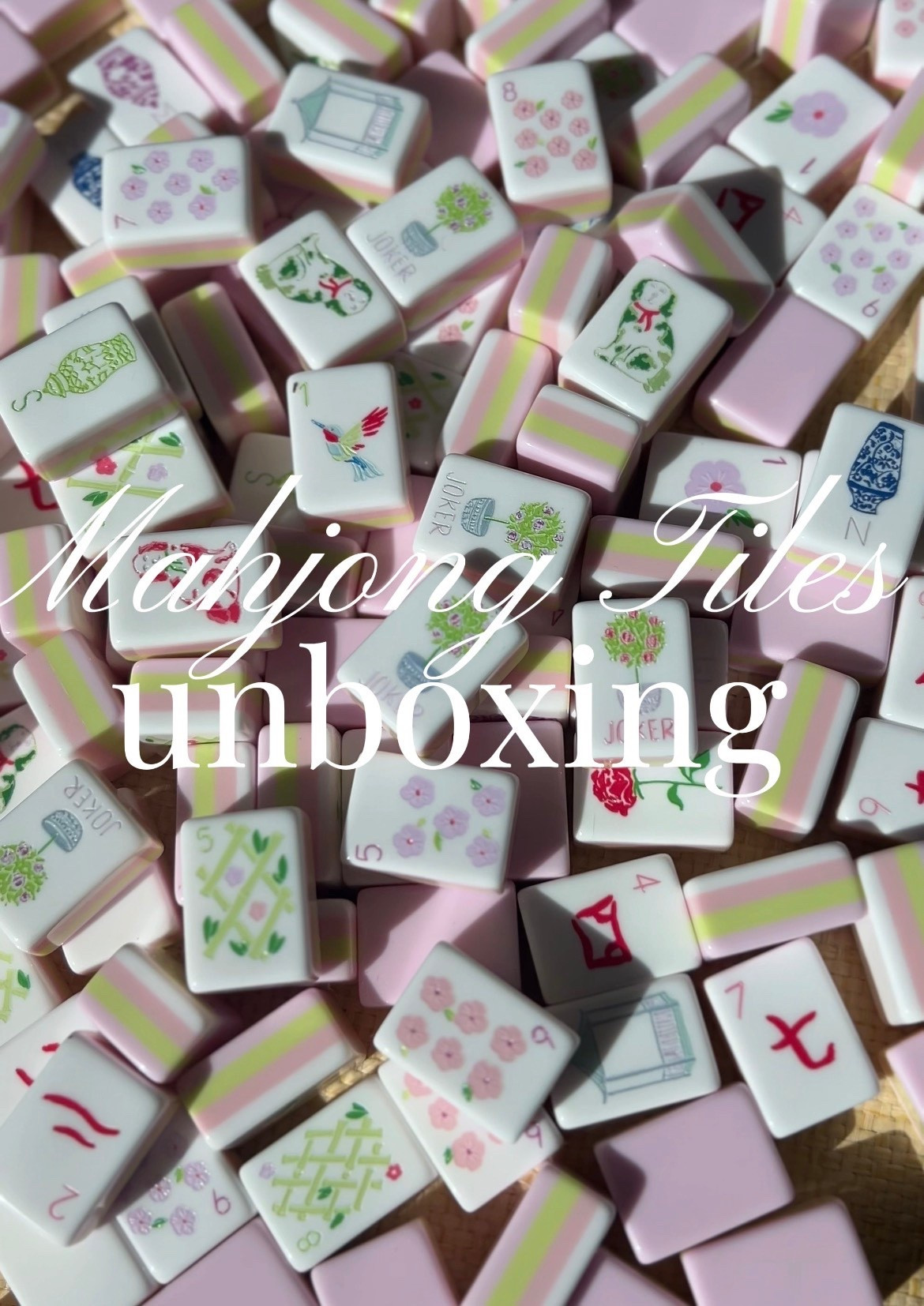 Look for less Mahjong tiles!🤍