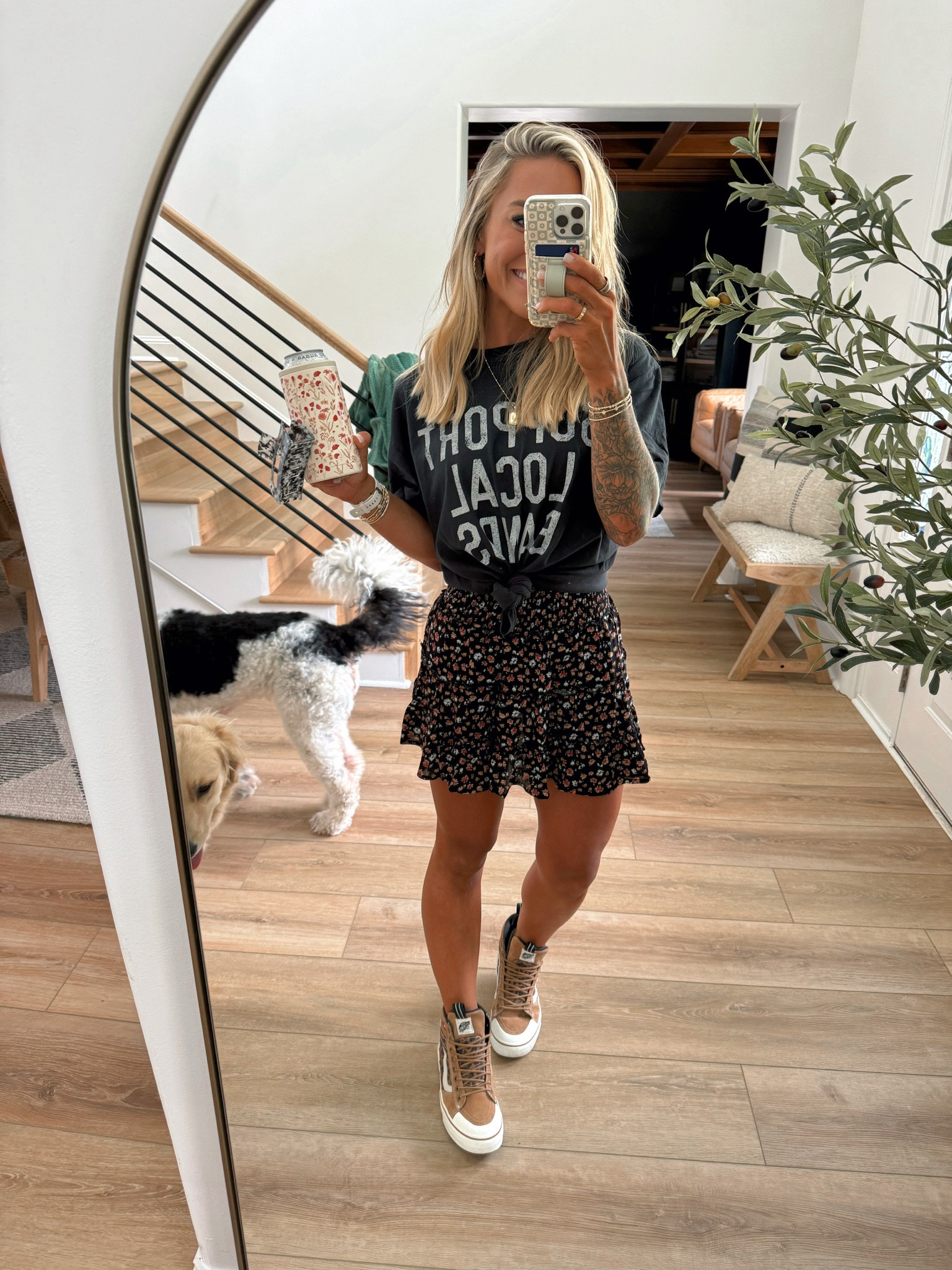 OOTD🤎✨ exploring downtown w/ some friends in town visiting 📸 L tee / S skort / tts shoes! One of my fave ways to dress up a tee!

Code HOLLEY25 for Mountain Moverz tee & code HOLLEY20 for Pink Lily skort 🌺

#LTKSaleAlert #LTKFindsUnder50 #LTKStyleTip