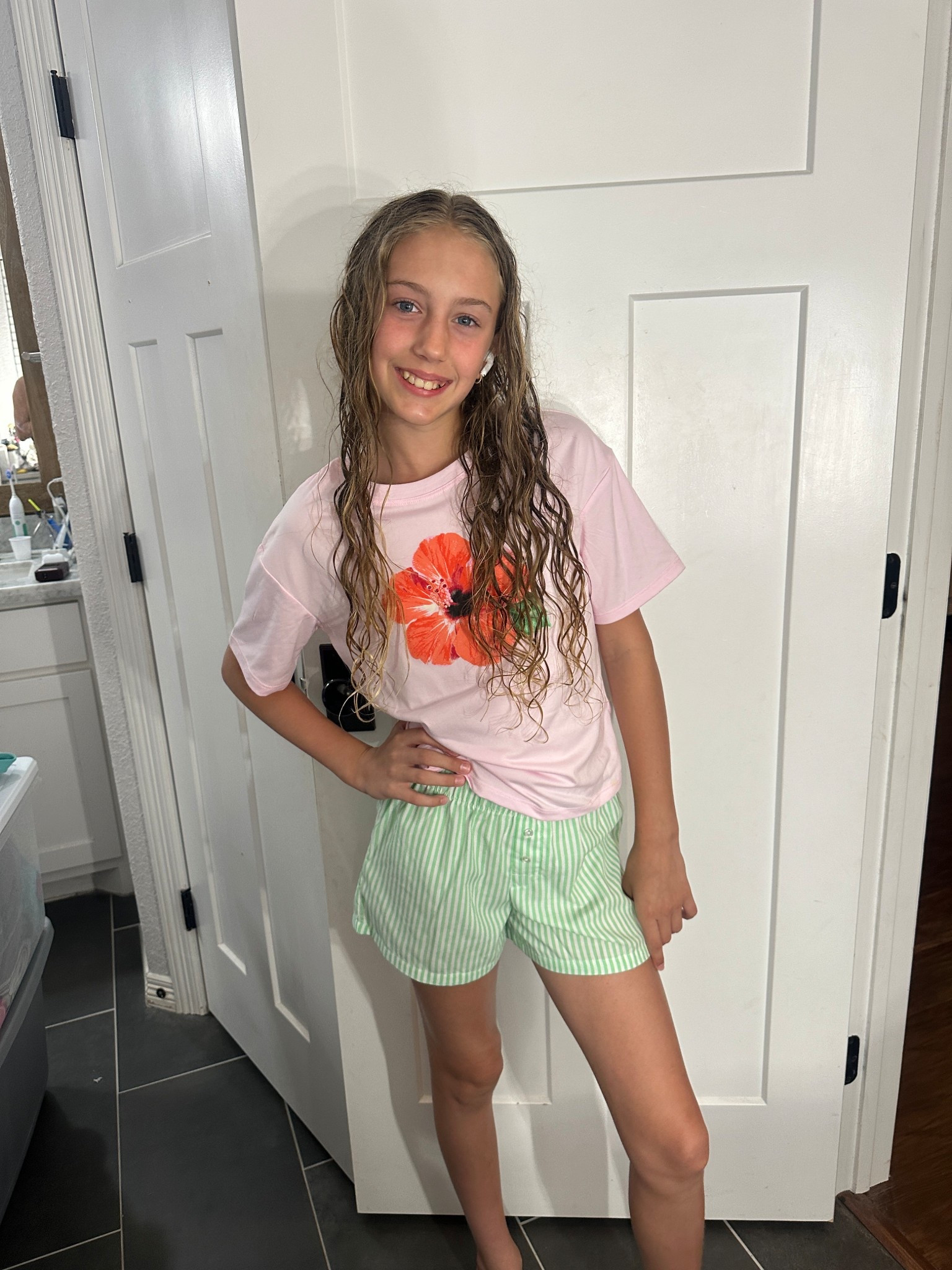 Cute summer tween pajama set from Target🌸💚