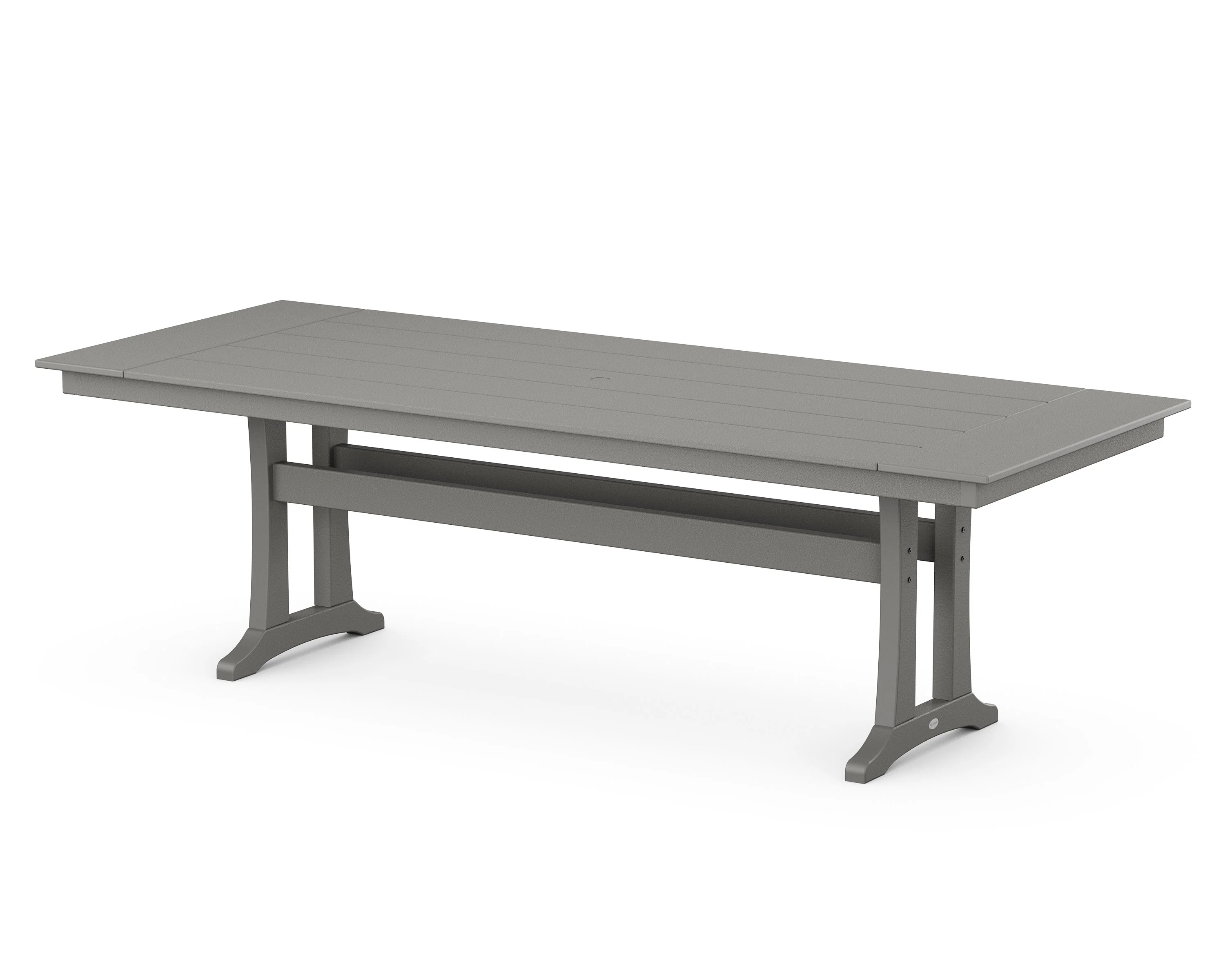 Farmhouse Trestle 38" x 96" Dining Table | POLYWOOD