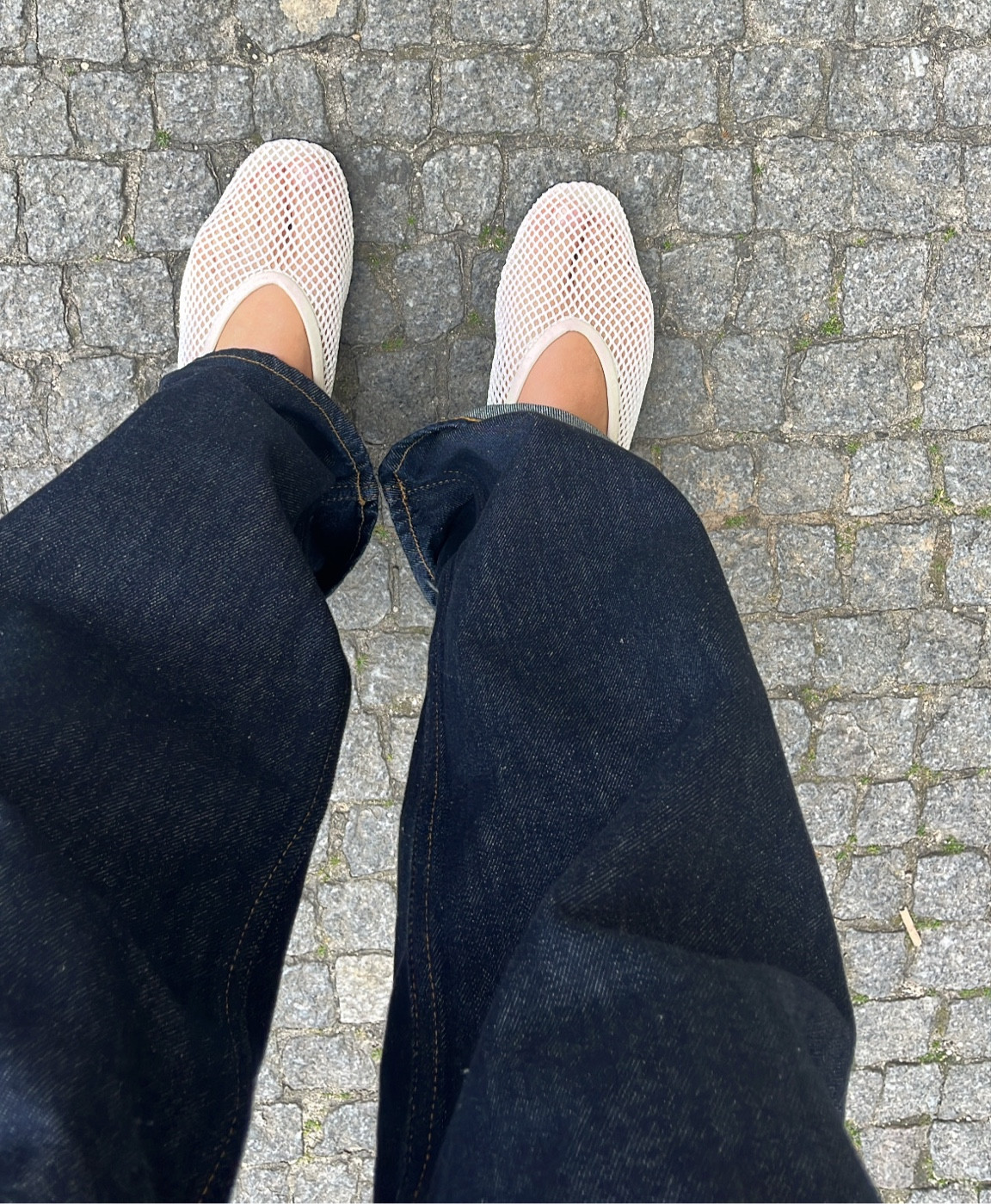 Mesh shoes and dark jeans 

#LTKstyletip #LTKsummer #LTKshoes
