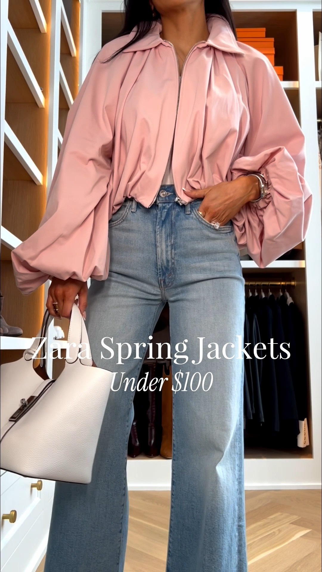 Spring outfit ideas featuring my latest @Zara finds for under 100 that are perfect for that in between weather. I love the cropped trench for a more polished elevated look and the pink bomber jacket for a fun pop of color. Both pair perfectly with my viral Mother jeans that are on sale right now. Also sharing a classic Zara bomber and denim jacket that you can throw over any outfit for an effortless layered look.

Zara cropped trench coat - size XS
Zara pink bomber jacket - size XS
Mother jeans - wearing a 23 runs TTS
Zara bomber jacket - size XS
Zara denim jacket - size XS

miamiamine spring outfit ideas Zara jackets layering outfits cropped trench coat bomber jacket denim jacket Mother jeans sale chic everyday style elevated casual look under 100



#LTKmomlife #LTKootd #LTKSeasonal
