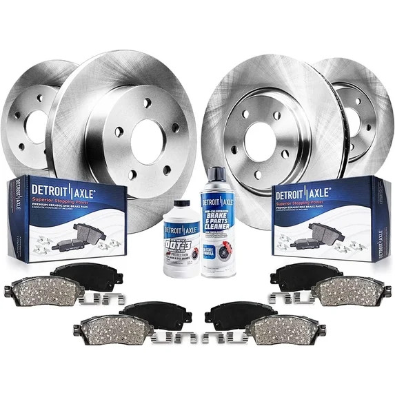 Detroit Axle - Brake Kit for 2006-2018 Toyota Rav4, 2010-2012 Lexus HS250h, Disc Brake Rotors Cer... | Walmart (US)