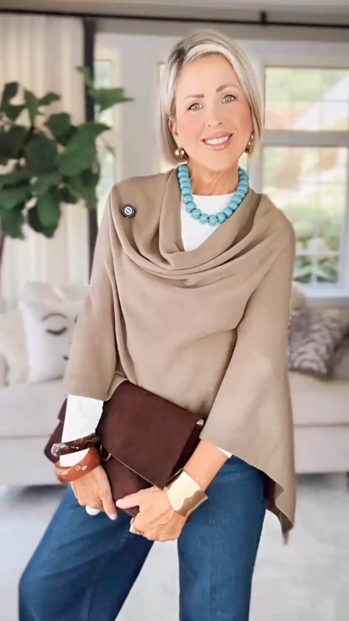 This Amazon poncho is such an easy layering piece—lightweight, versatile, and perfect for transitioning seasons. I styled it with my Spanx jeans, which are always a favorite for their amazing fit and comfort. Together they make a polished yet effortless look you can wear anywhere from weekend errands to dinner out. Shop this outfit and more through my links.

#AmazonFinds #SpanxStyle #OOTD #CasualChic #EverydayStyle #FallStyle #LTKFall #WardrobeEssentials 

 

#LTKSeasonal #LTKOver40 #LTKFindsUnder50 #LTKStyleTip