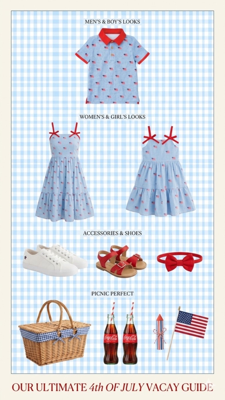 Patriotic Picnic Edit! These outfits take you from vacation to small town parades to beach picnics to backyard BBQs all in honor of American Birthday! Patriotic family outfits!!!

#LTKootd #LTKKids #LTKBaby