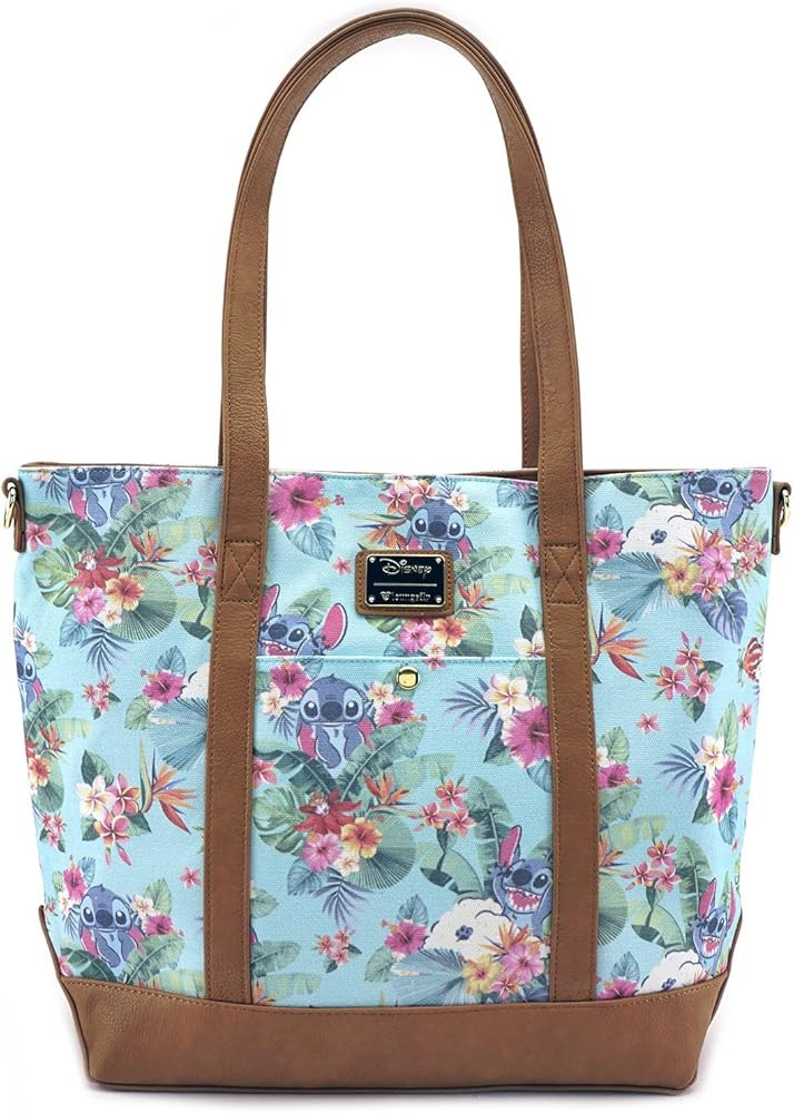 Loungefly Disney Stitch Allover Print Canvas Tote Bag Standard | Amazon (US)