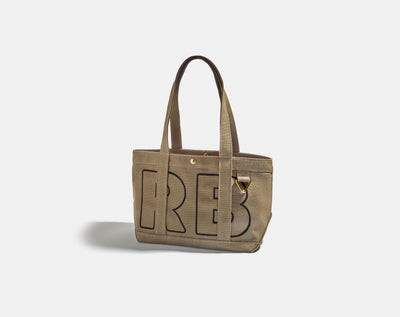 Custom Alpha Tote - Mushroom Taupe | BaubleBar
