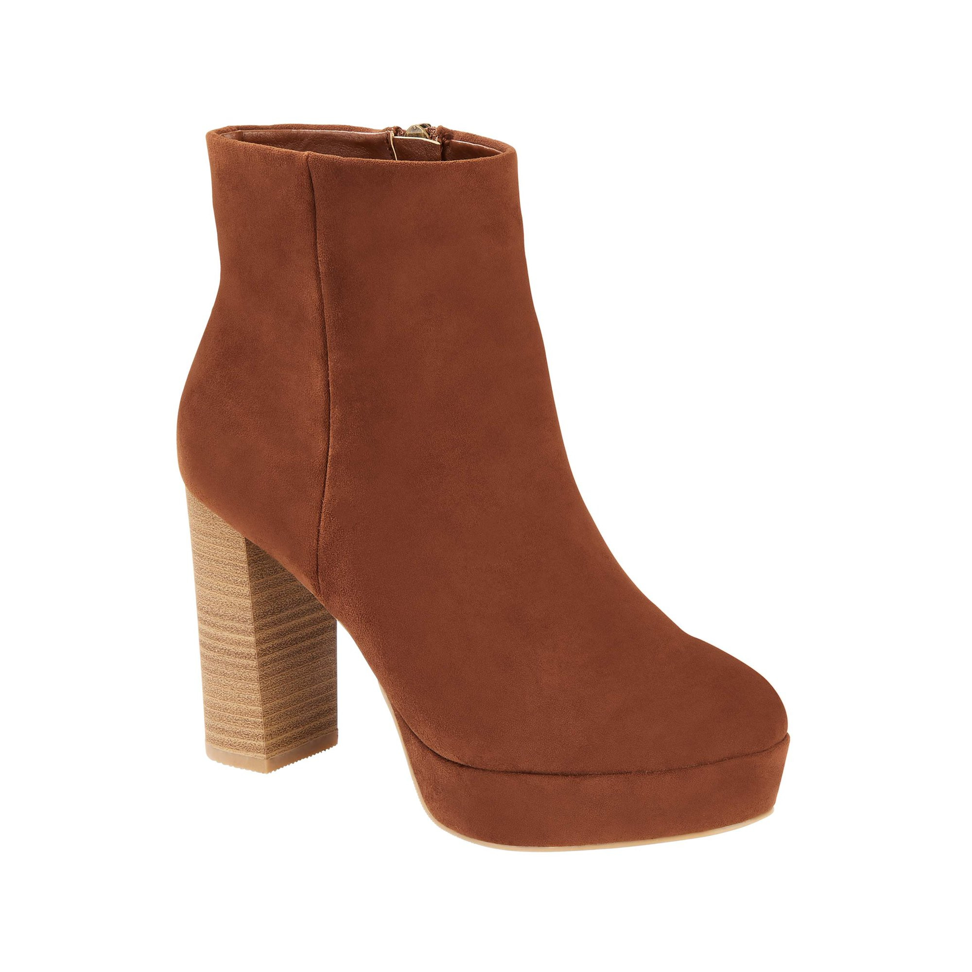 Scoop Sydney Micro Suede Platform Booties Women’s | Walmart (US)